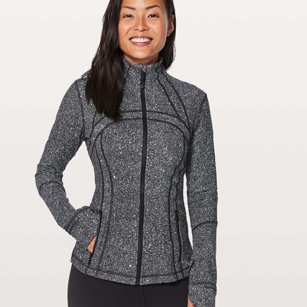 Lululemon Define Jacket Luminesce Splatter White … - image 1